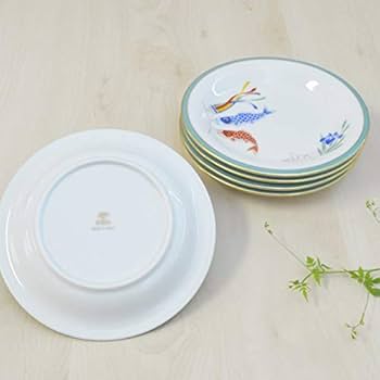 Amazon.co.jp: 香蘭社 月ごよみ 銘々皿セット 5個 直径14.5cm×高